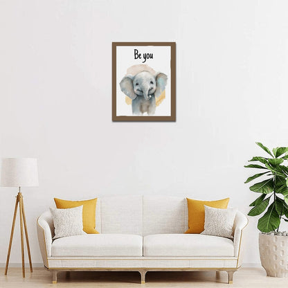 Be You Framed Canvas Print