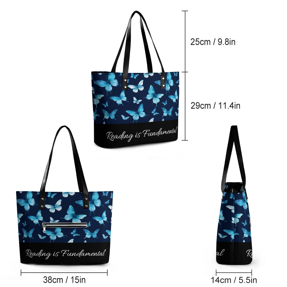 Reading is Fundamental Leather Ladys Handbag