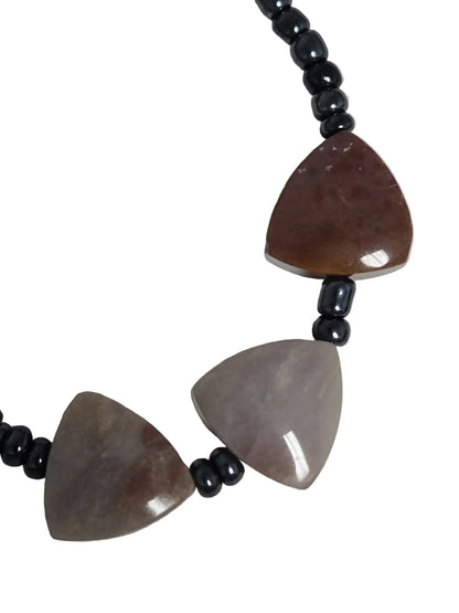 Hematite with Carnelian Agate Bracelet
