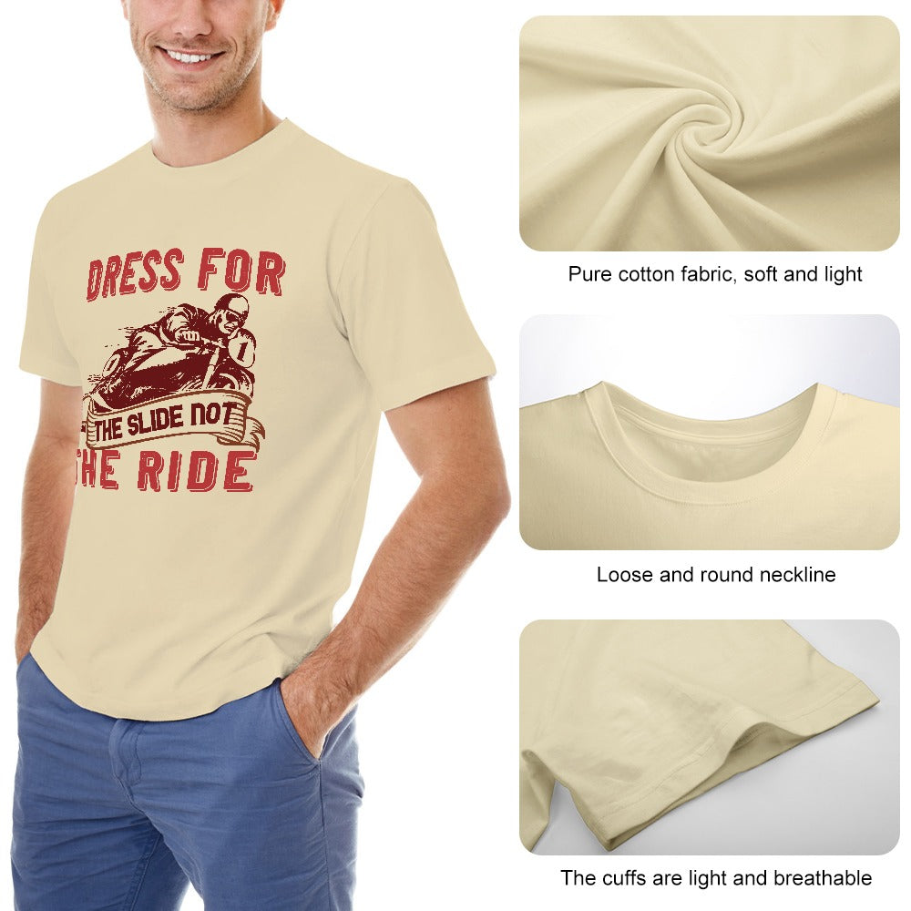 Dress For The Slide Men's T-shirt 100% Cotton
