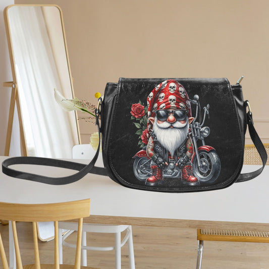 Biker Gnome Classic Saddle Bag Crossbody