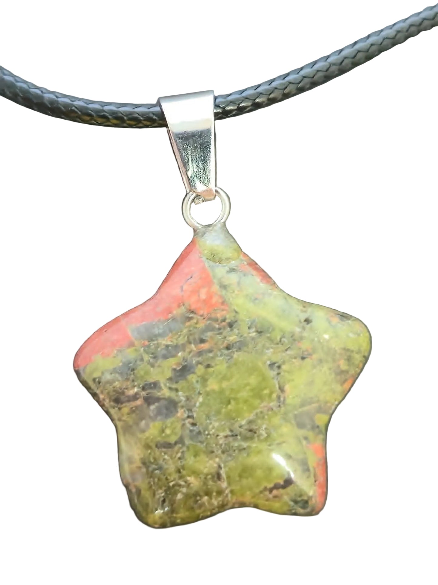 Unakite Star Necklace