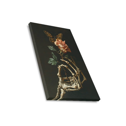 A Flower For You Framed Canvas Print