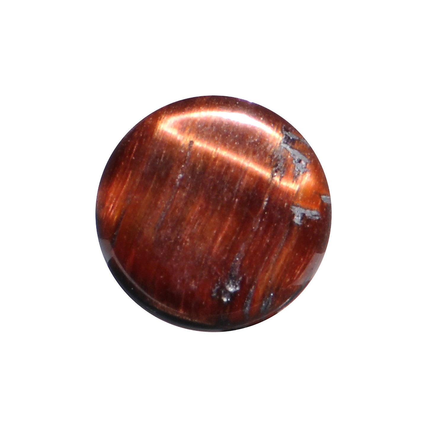 2G Red Tiger Eye Natural Stone Plug