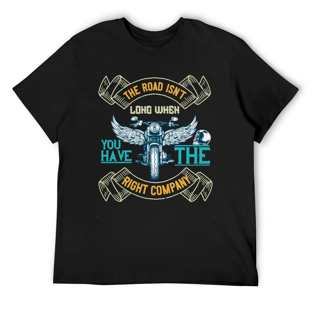 The Road Isn't Long Men's T-shirt 100% cotton