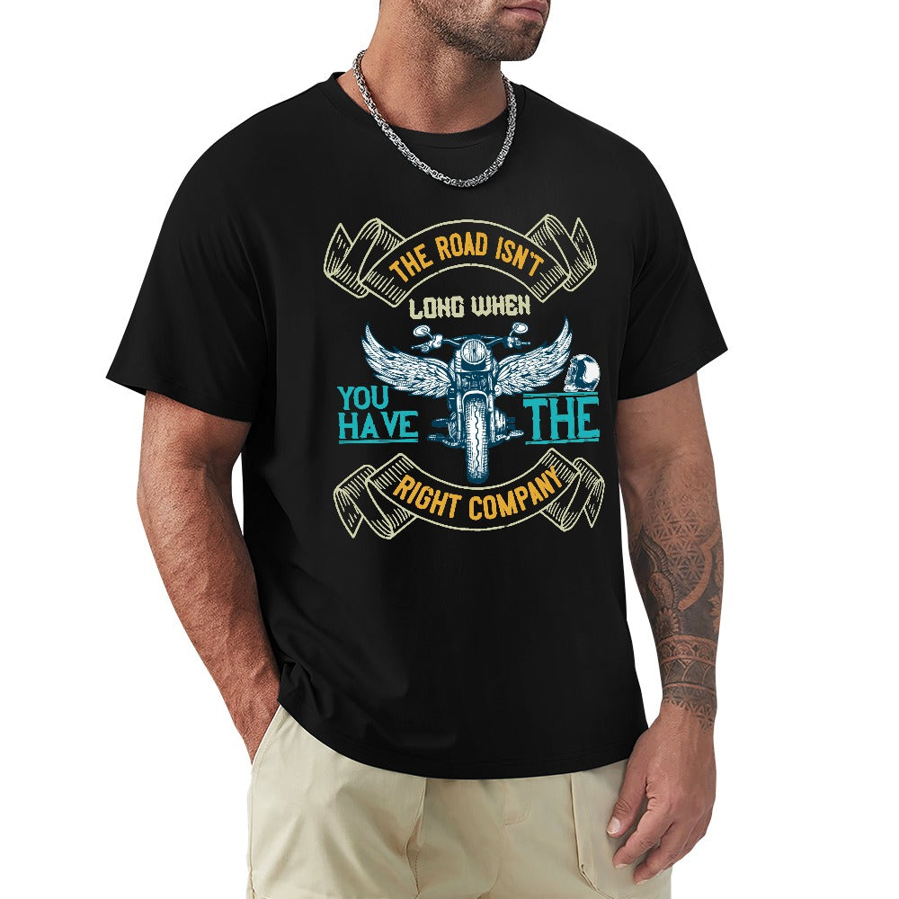 The Road Isn't Long Men's T-shirt 100% cotton