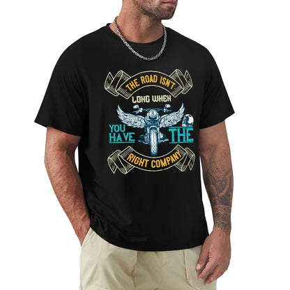 The Road Isn't Long Men's T-shirt 100% cotton