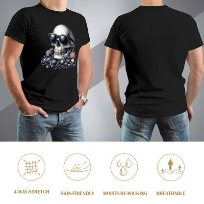 Skulls and Shells Men's T-shirt 100% Cotton