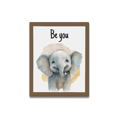 Be You Framed Canvas Print