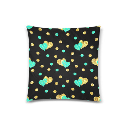 Hearts Throw Pillow Cover