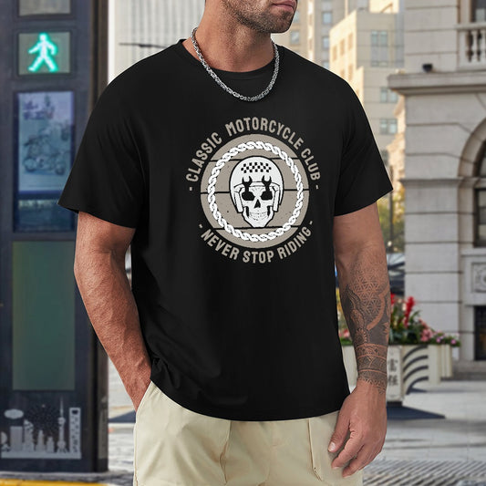 Classic Motorcycle Club Men's T-shirt 100% Cotton
