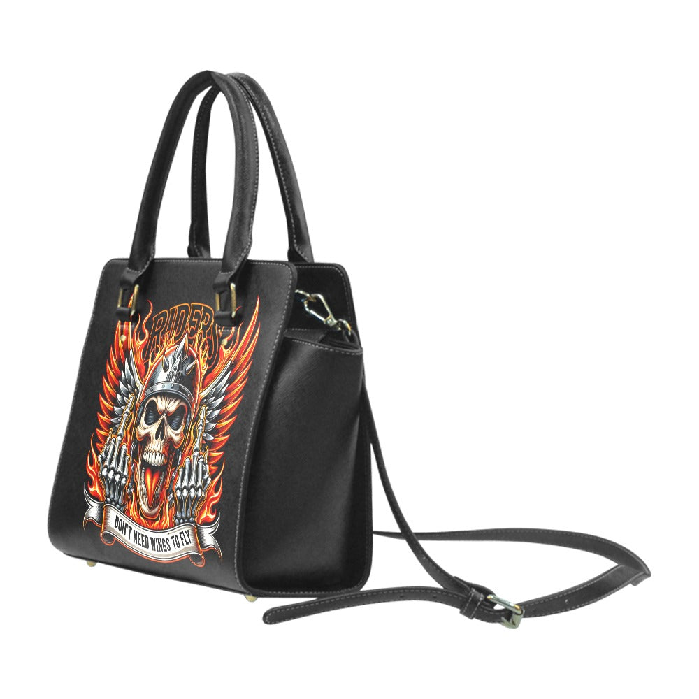 Riders Don't Need Wings To Fly Classic Shoulder Handbag