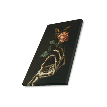 A Flower For You Framed Canvas Print