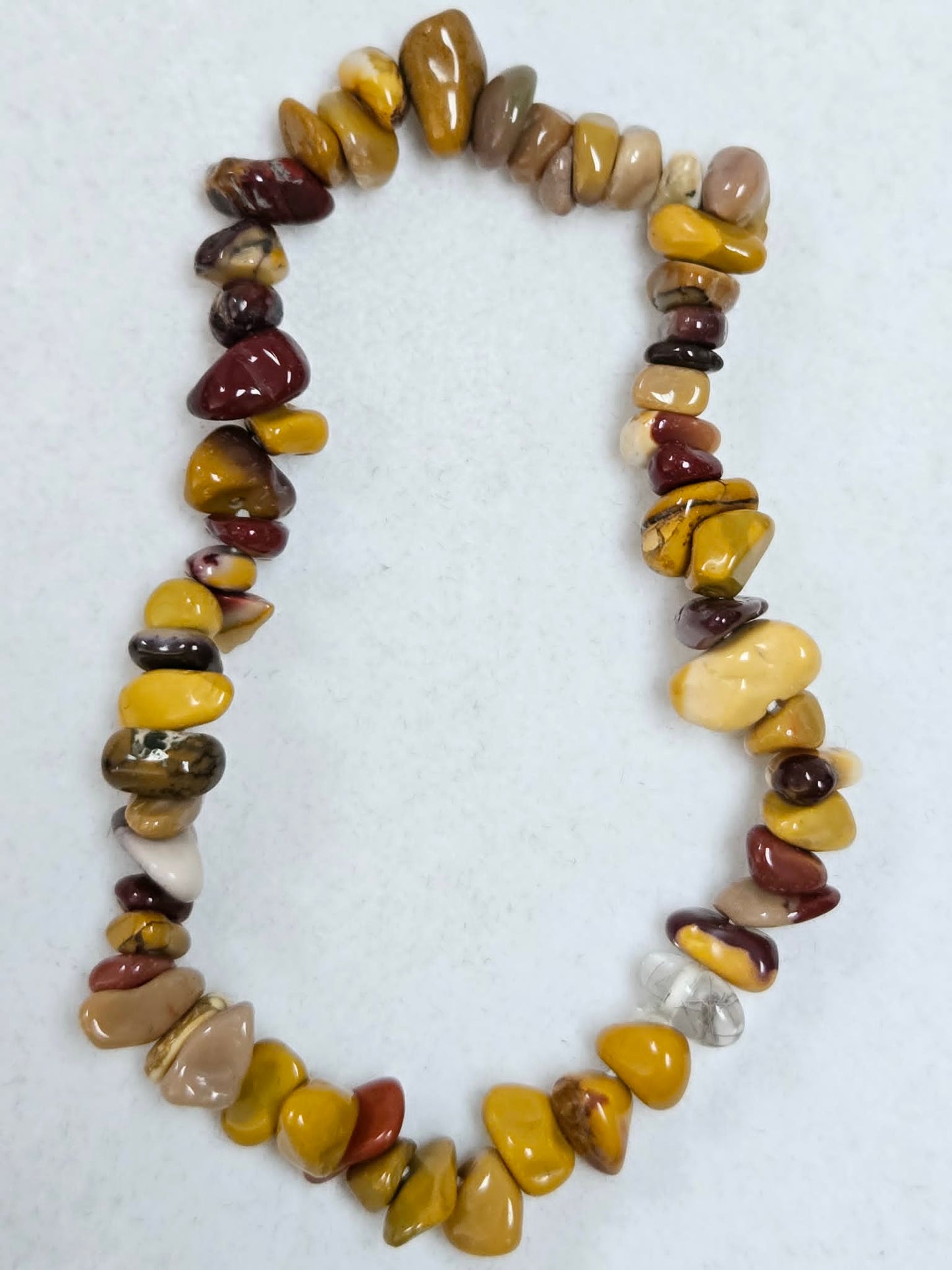 Mookaite Natural Stone Stretch Bracelet