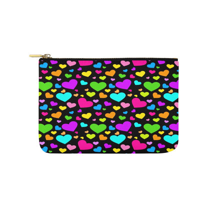 Hearts Small Carry-All Pouch