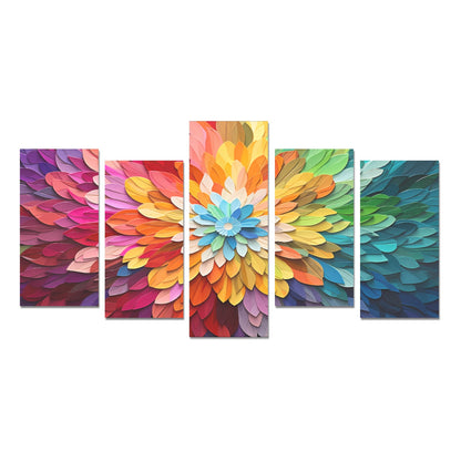 Colorful Flowers Canvas Wall Art Prints