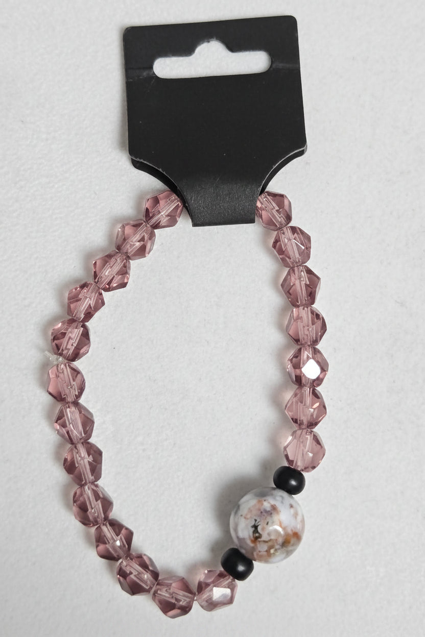 Andara Crystal and Agate Bracelet