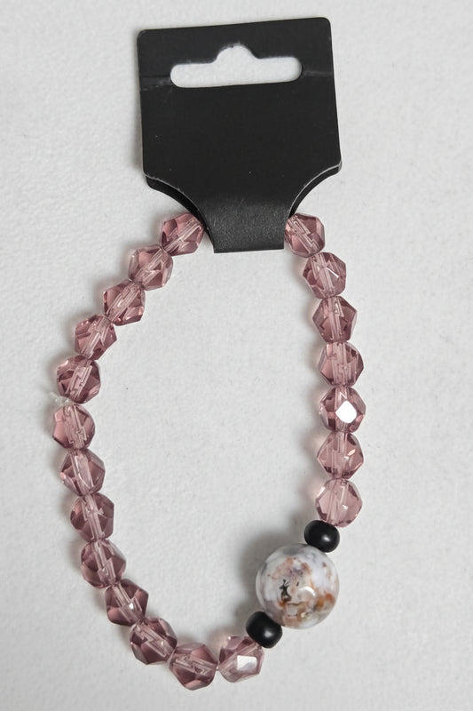 Andara Crystal and Agate Bracelet