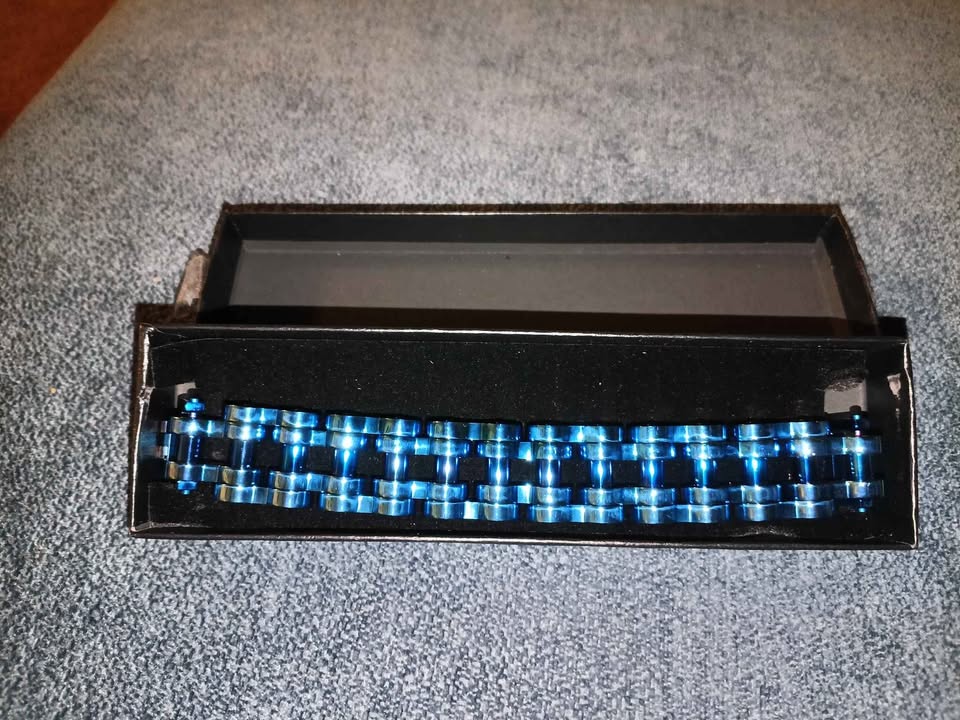 Blue Motorcycle Bracelet