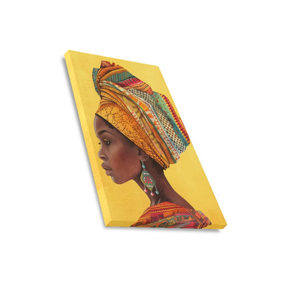 African Collection Frame Canvas Print