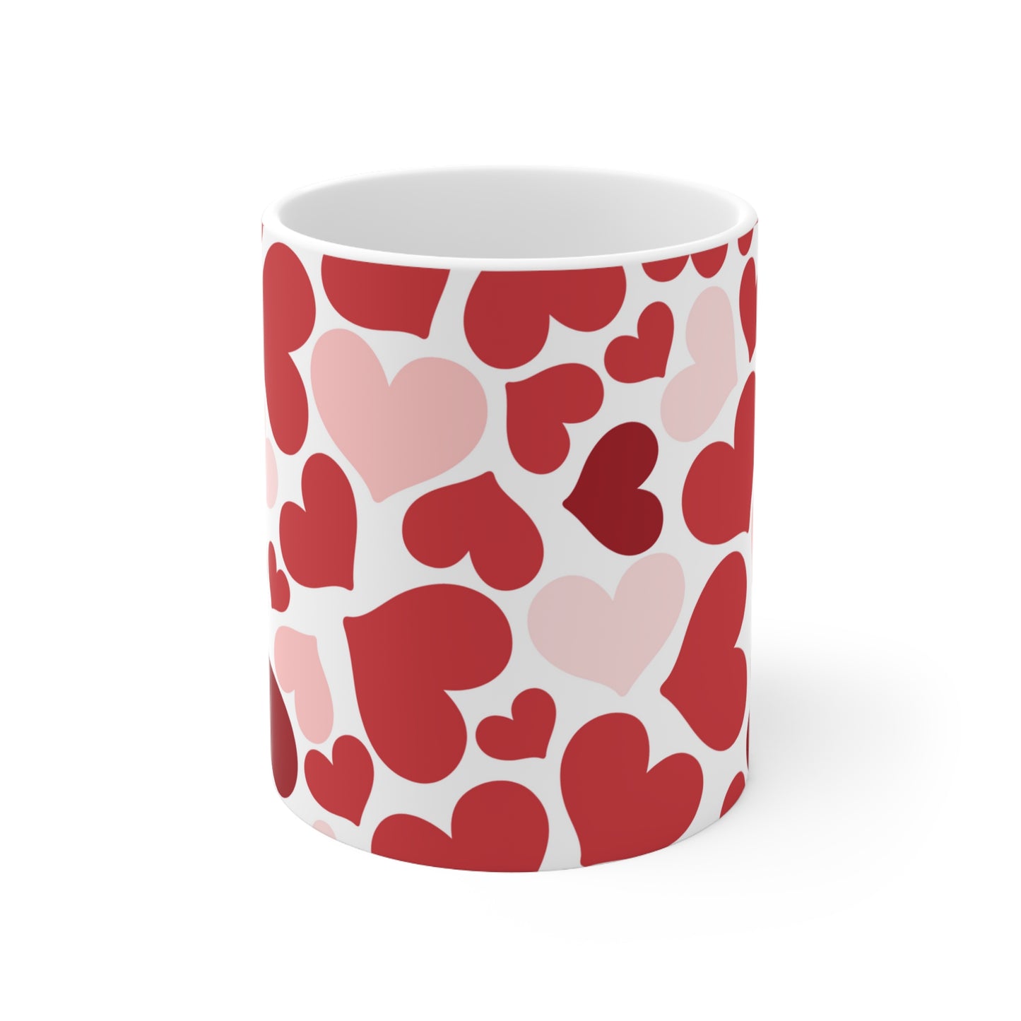 Hearts Ceramic Mug 11oz