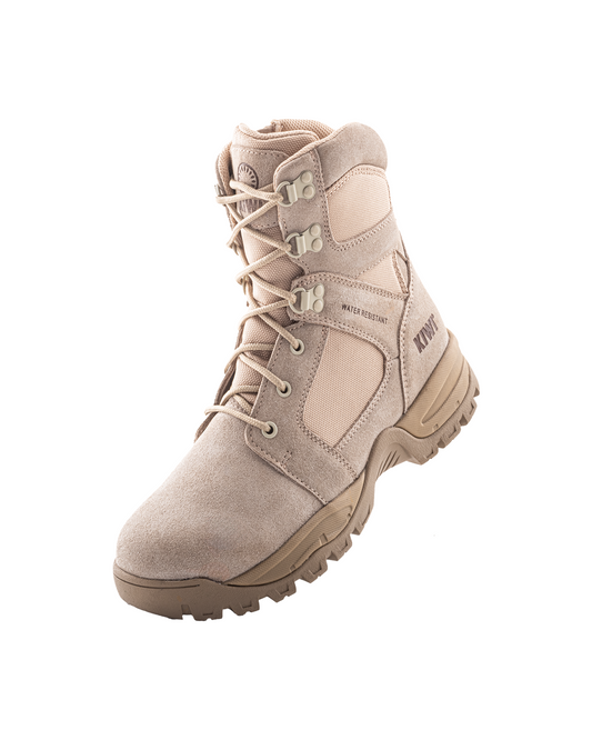 Kiwi Rugged Sand Suede 7" Zipped Water Resistant Tactical Boots [R62200]