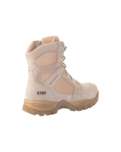 Kiwi Rugged Sand Suede 7" Zipped Water Resistant Tactical Boots [R62200]