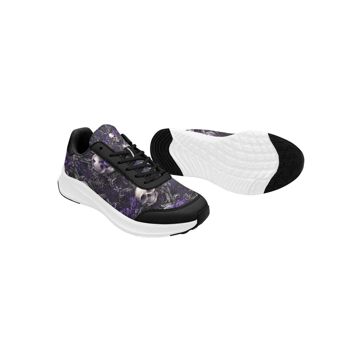 Gothic Skulls Women's Mudguard Running Shoes