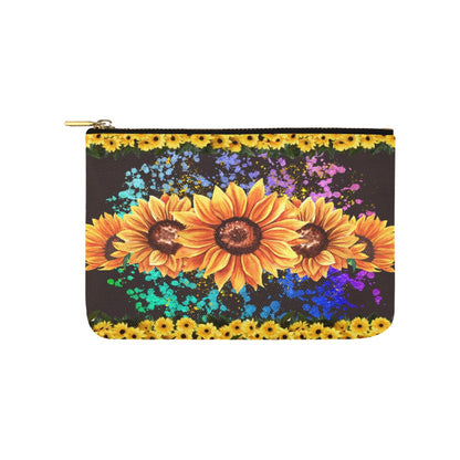 Sunflowers Small Carry-All Pouch