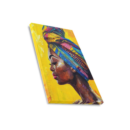 African Collection Frame Canvas Print