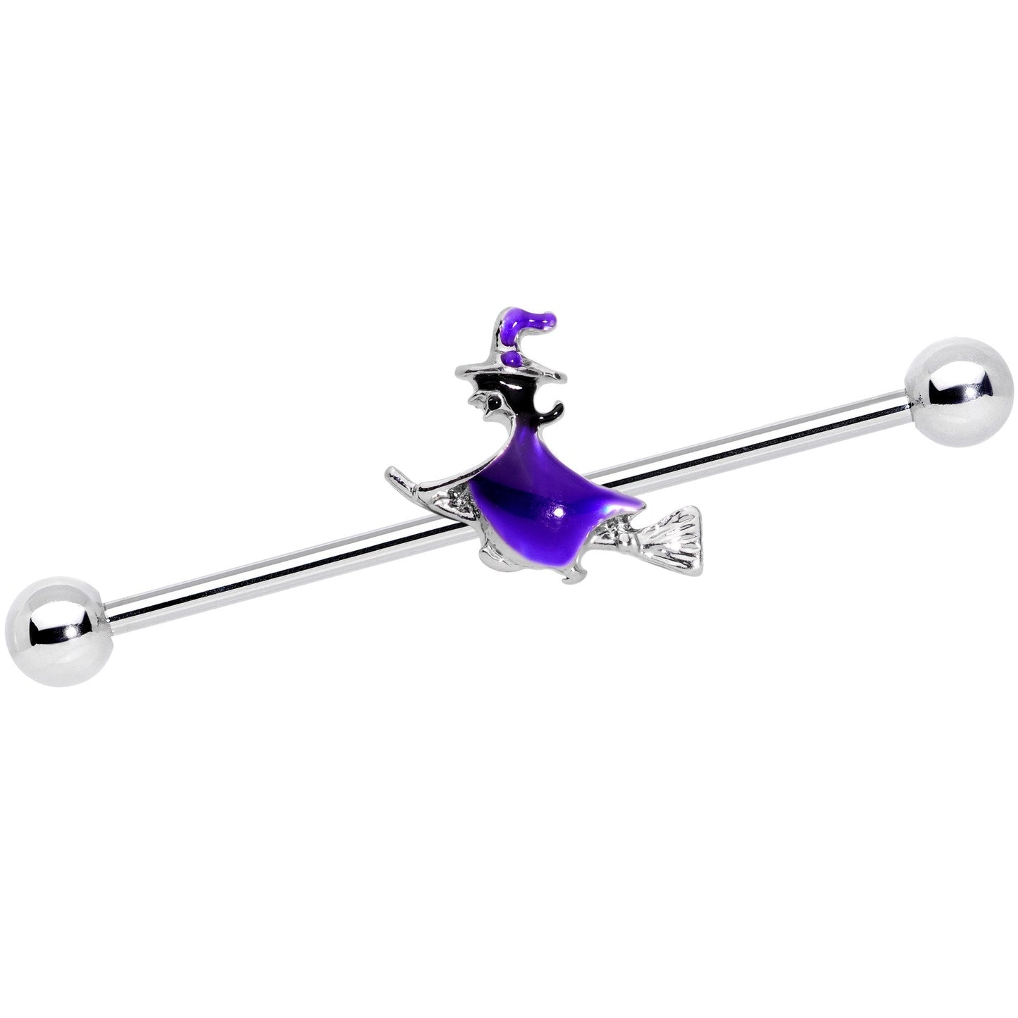 14G Halloween Way of the Witch Barbell Industrial 38mm