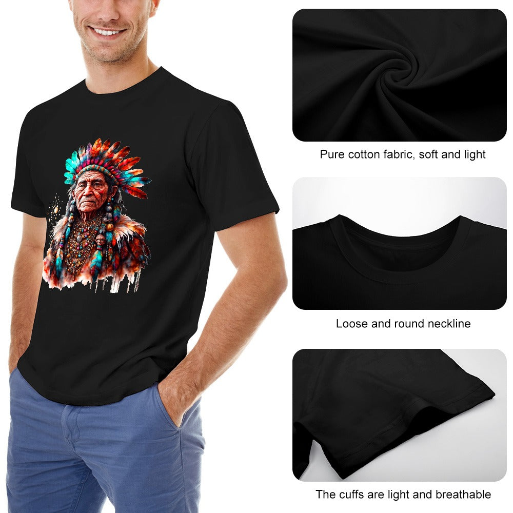 Native Men's T-shirt 100% Cotton