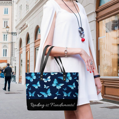 Reading is Fundamental Leather Ladys Handbag