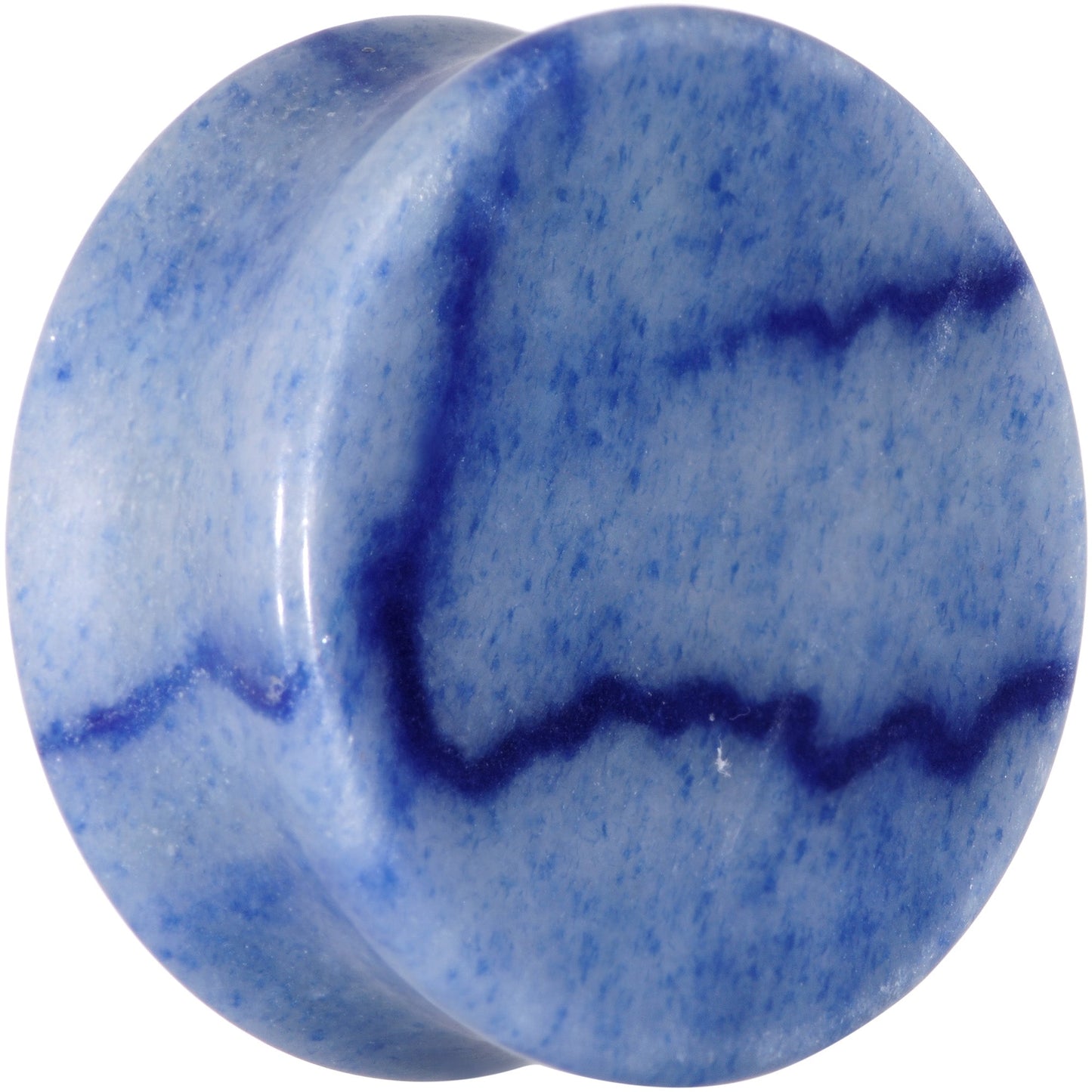 Natural Blue Aventurine Stone Saddle Plug Set