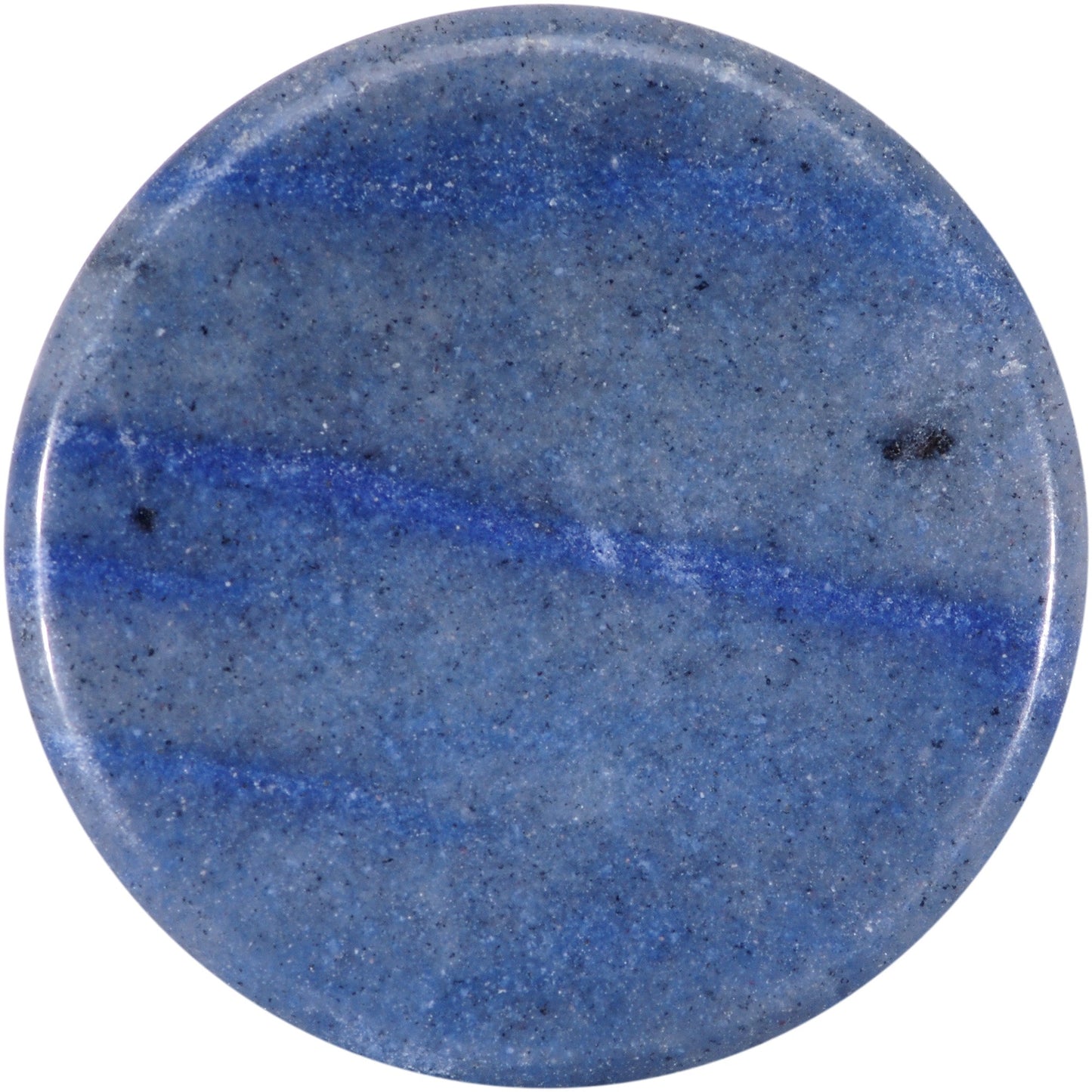 Natural Blue Aventurine Stone Saddle Plug Set