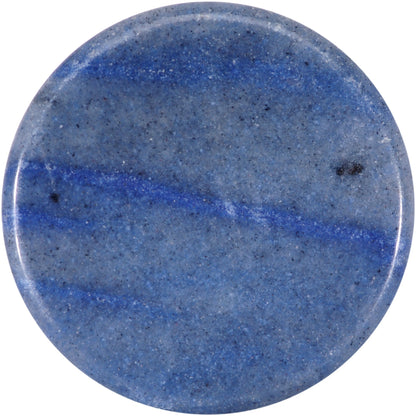 Natural Blue Aventurine Stone Saddle Plug Set