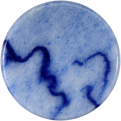 Natural Blue Aventurine Stone Saddle Plug Set