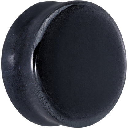Natural Black Hematite Stone Saddle Plug Set