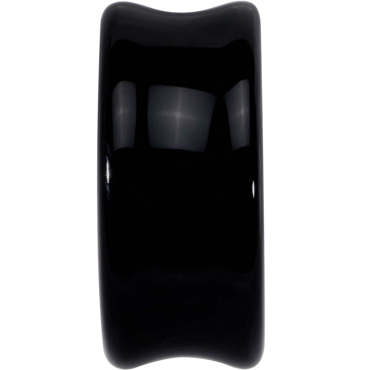 Natural Black Agate Stone Saddle Plug Set