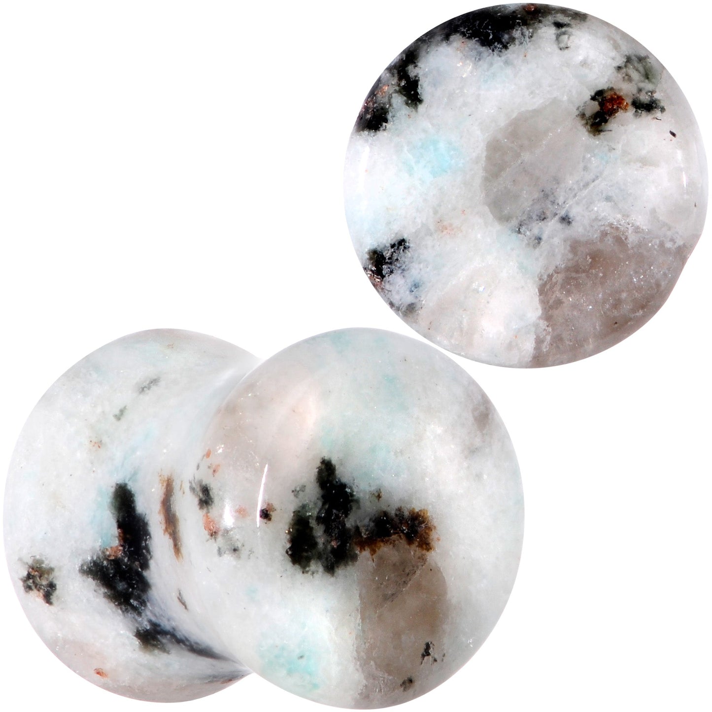 Natural Tianshan Jade Stone Saddle Plug Set