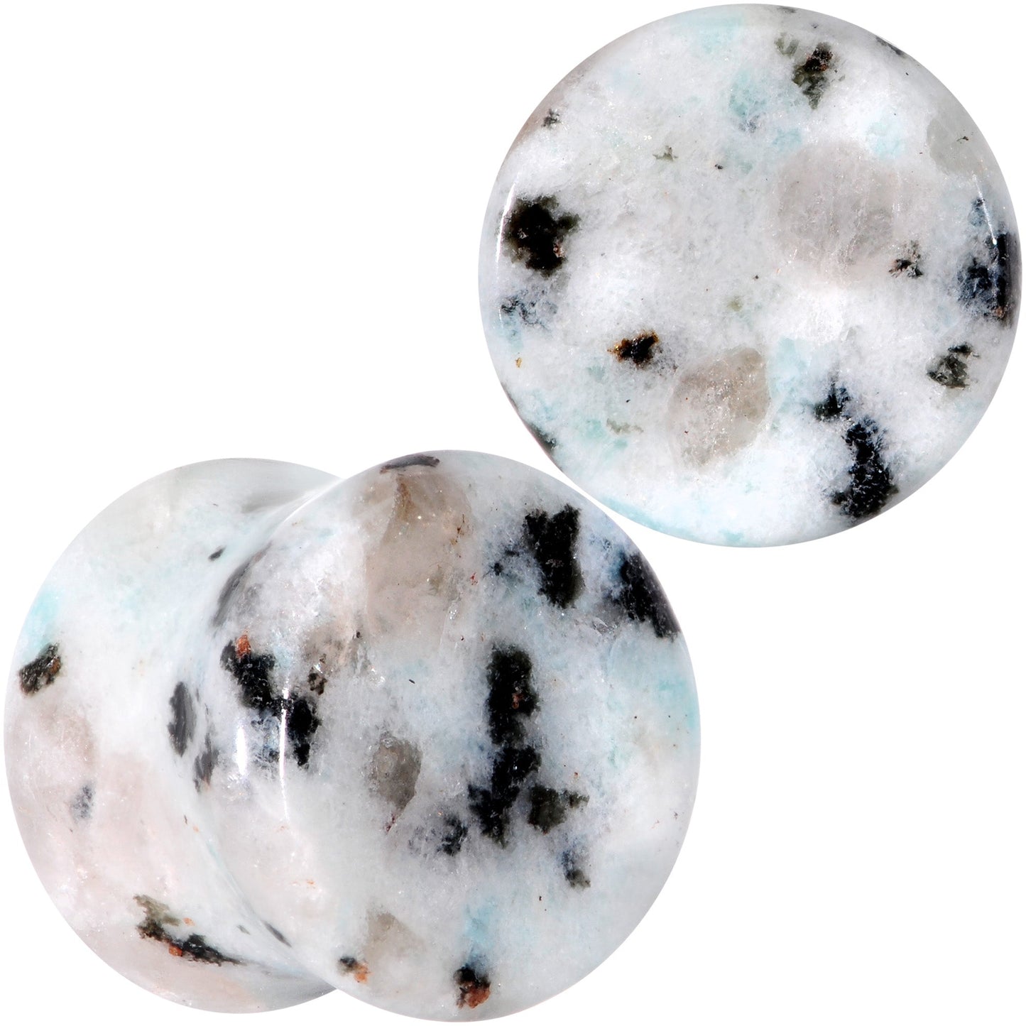 Natural Tianshan Jade Stone Saddle Plug Set