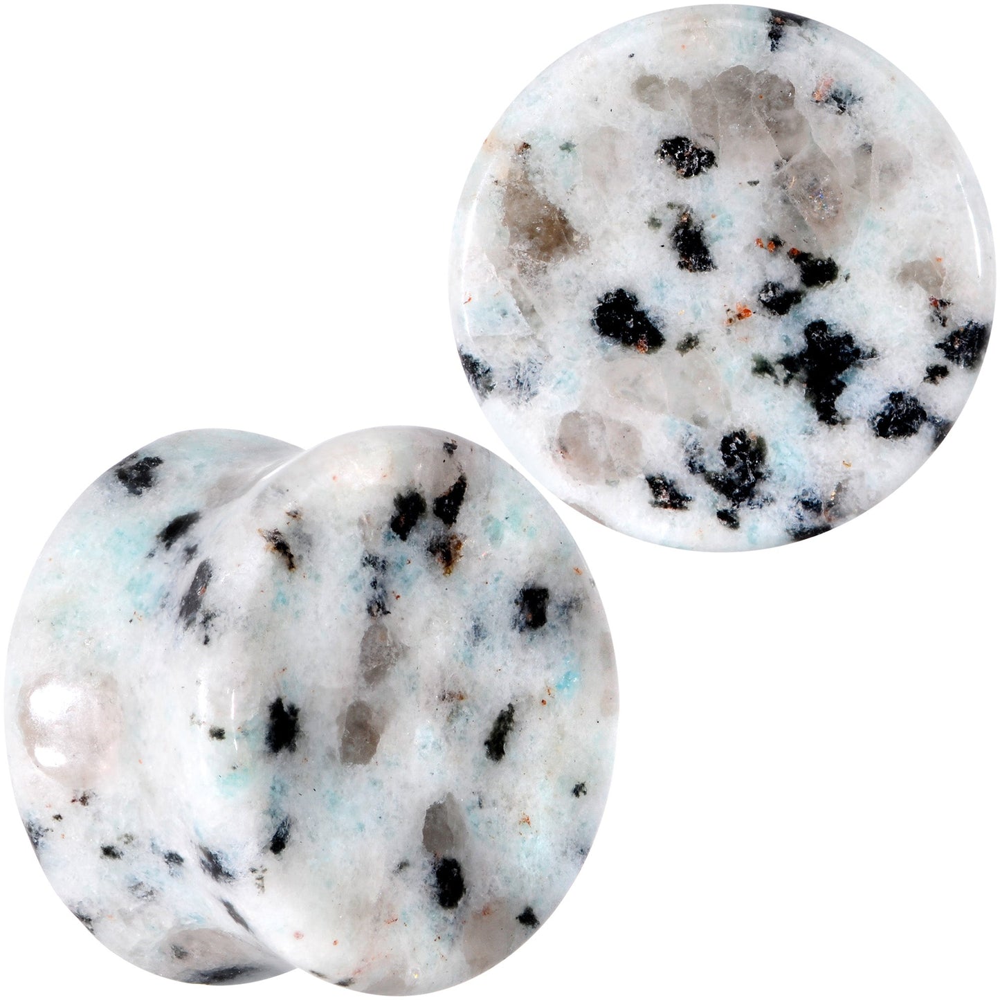 Natural Tianshan Jade Stone Saddle Plug Set