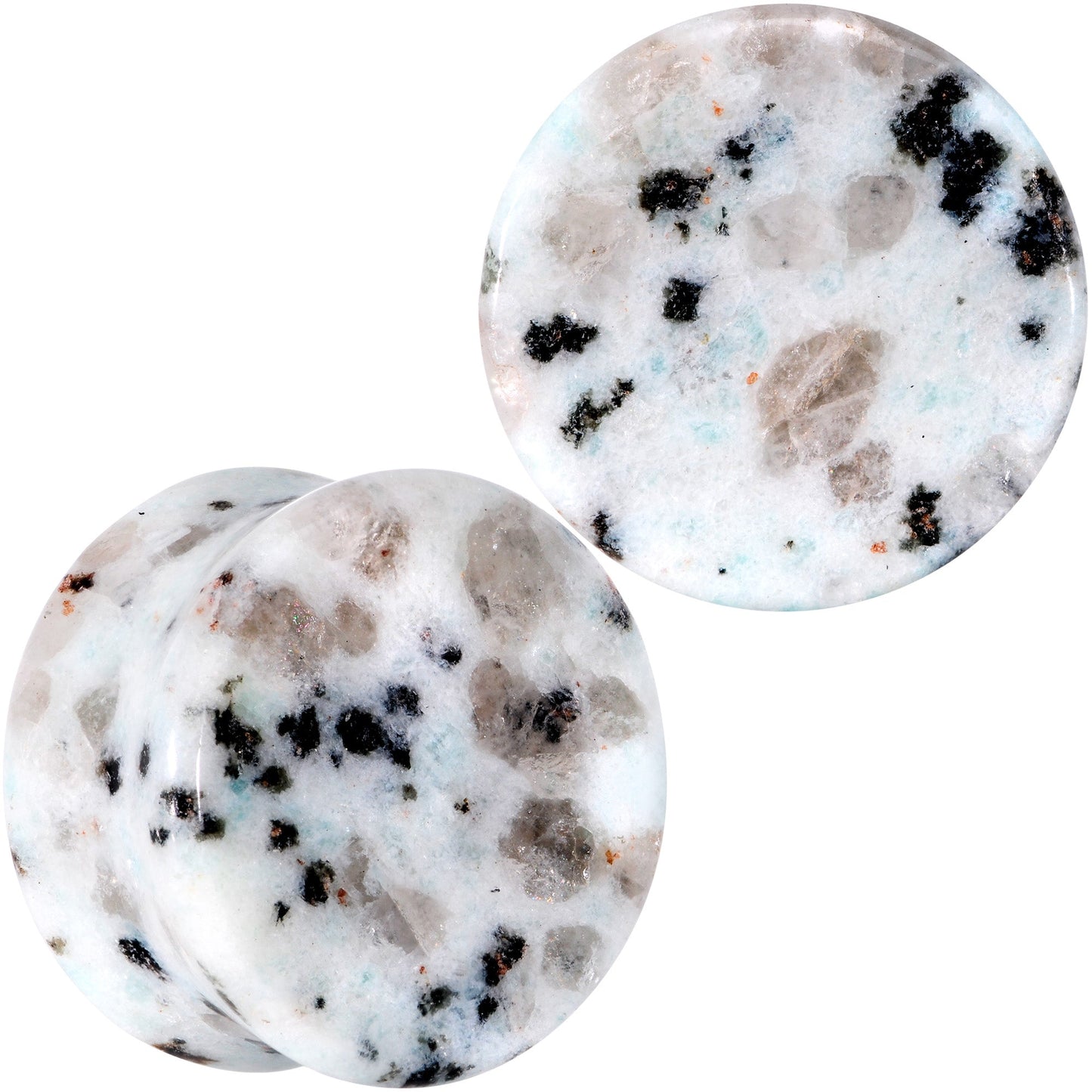 Natural Tianshan Jade Stone Saddle Plug Set