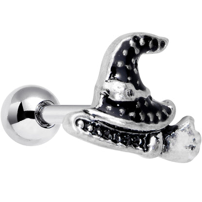 16G 1/4 Broom Witch Hat Halloween Cartilage Tragus Earring