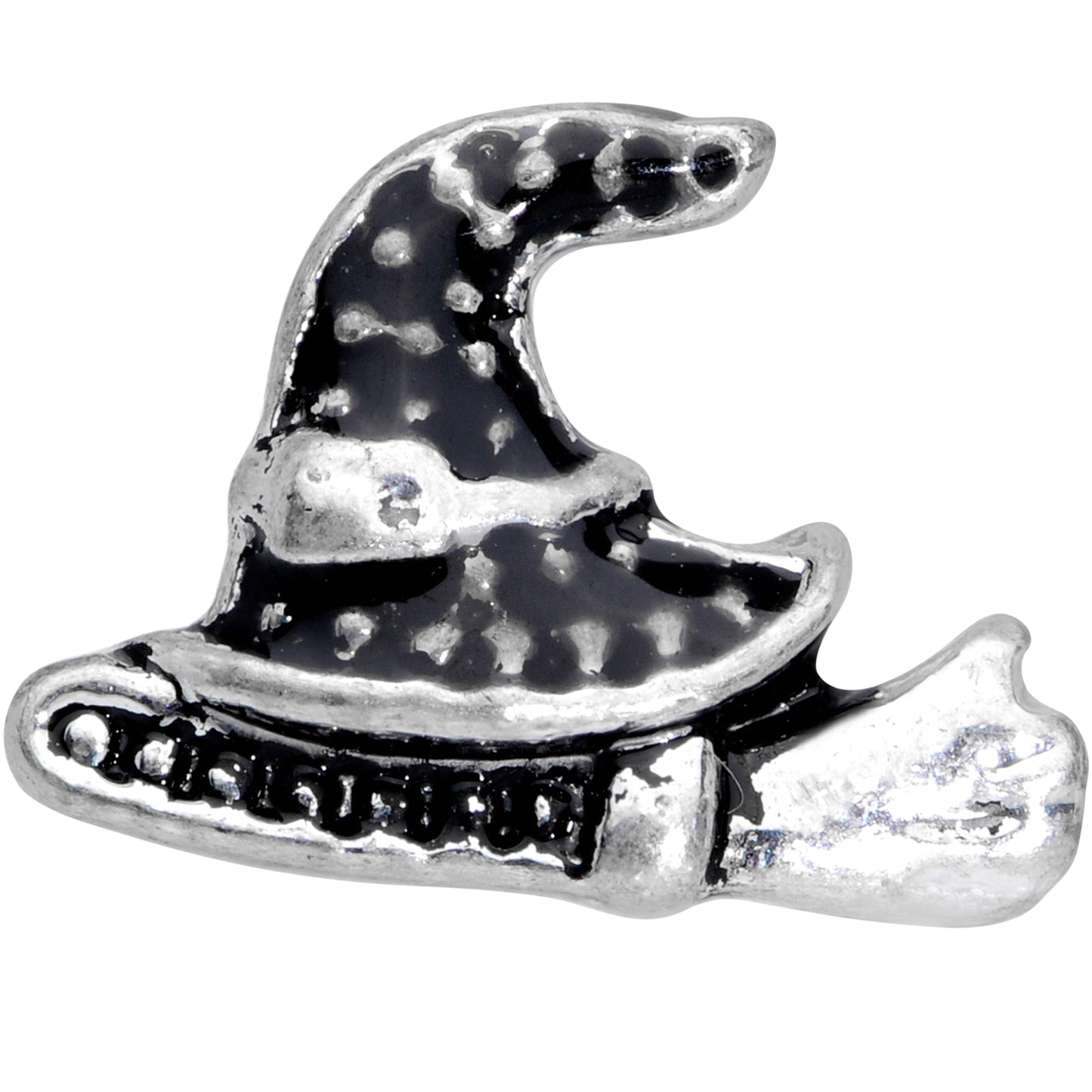 16G 5/16 Broom Witch Hat Halloween Labret Monroe Tragus