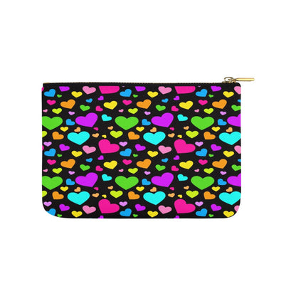 Hearts Small Carry-All Pouch