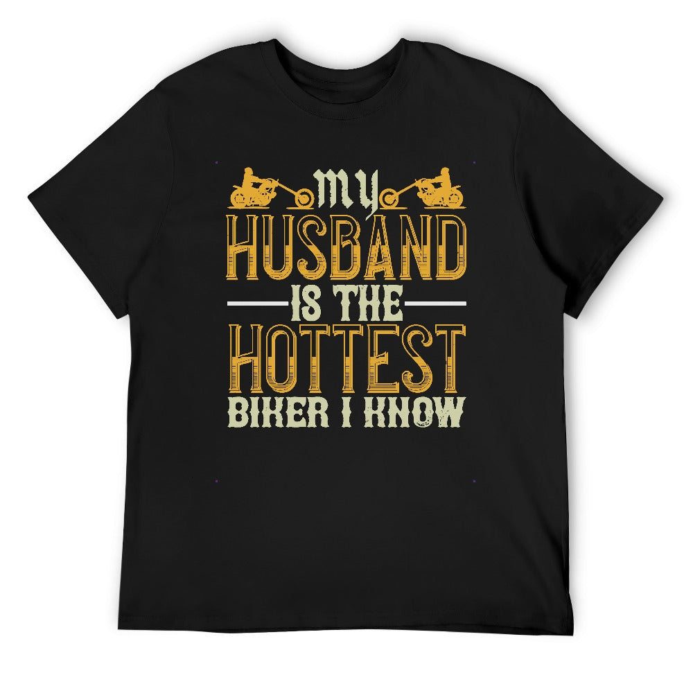 My Husband Is The Hottest Men's T-shirt 100% Cotton