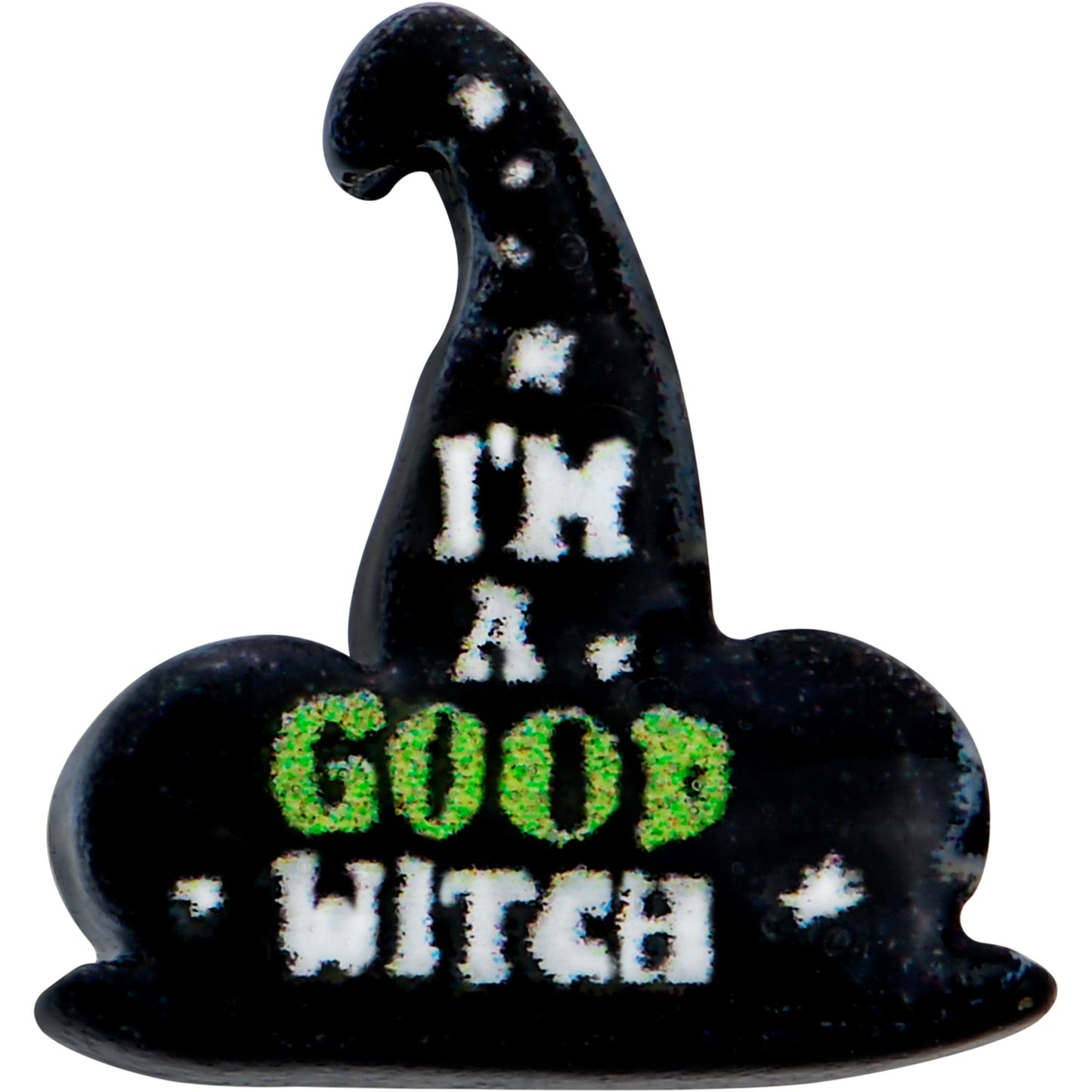 16G 1/4 Good Witch Hat Glow in the Dark Cartilage Tragus Earring