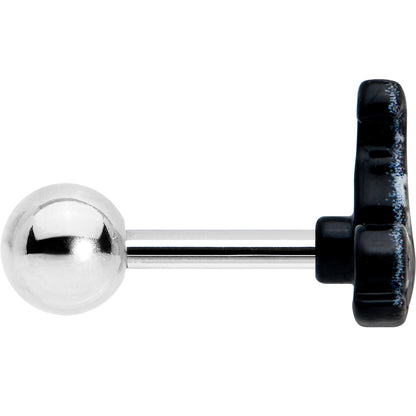 16G 1/4 Good Witch Hat Glow in the Dark Cartilage Tragus Earring