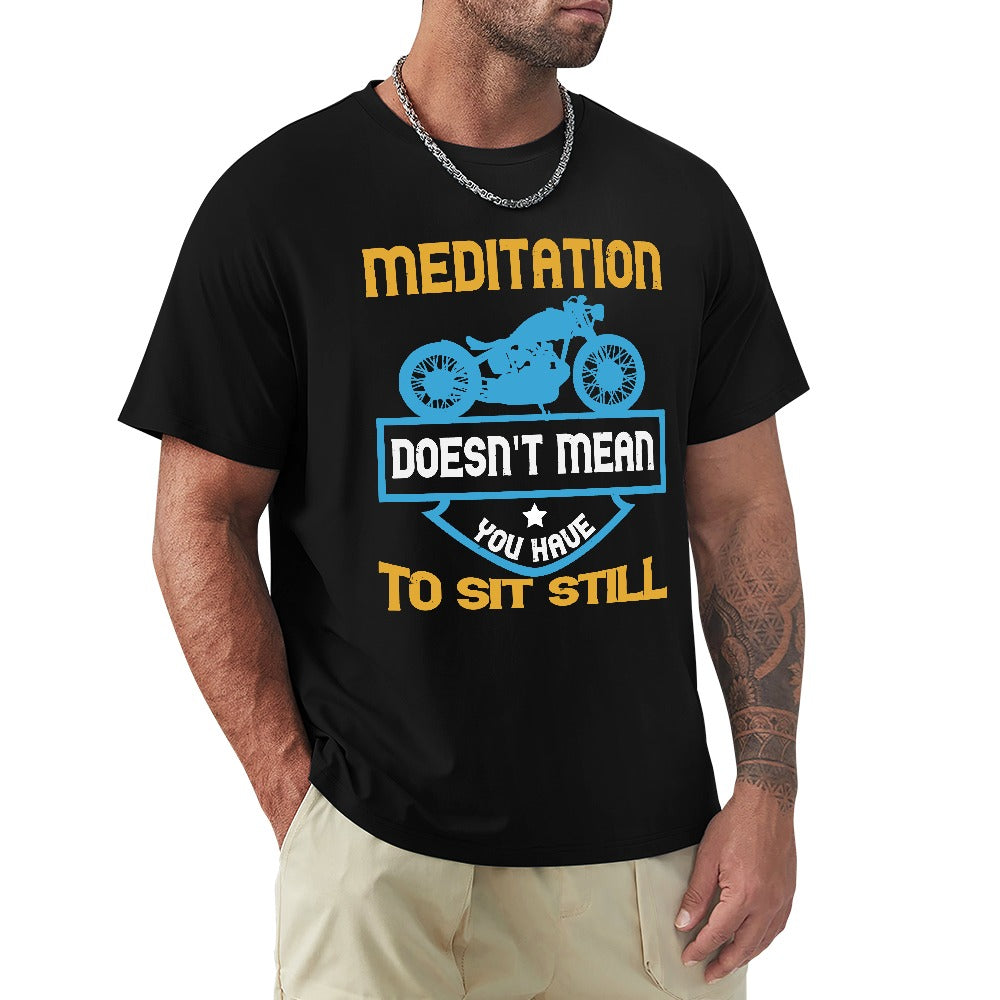 Meditation Men's T-shirt 100% cotton